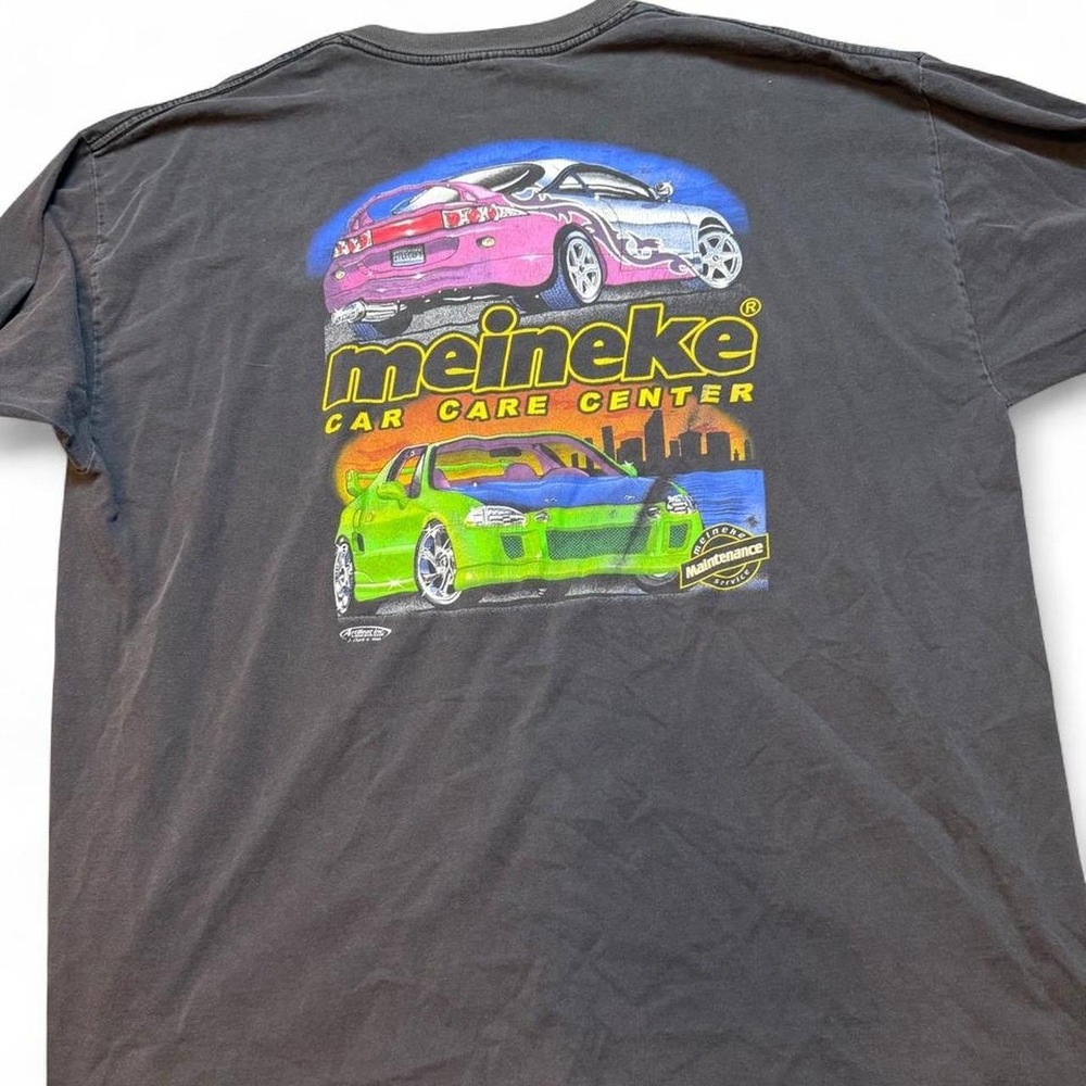 Vintage Meineke car care center punk grunge tshirt size XXL